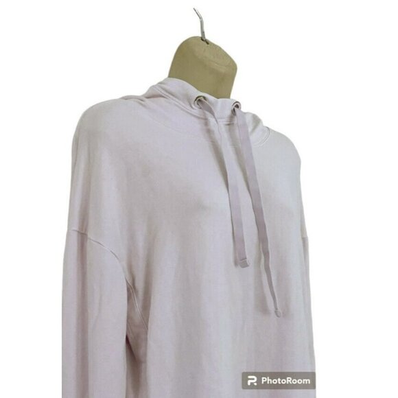 Athleta Woman's Sz M Light Piknk Sundown Hoodie w/ Kangaroo Pocket - Picture 3 of 9